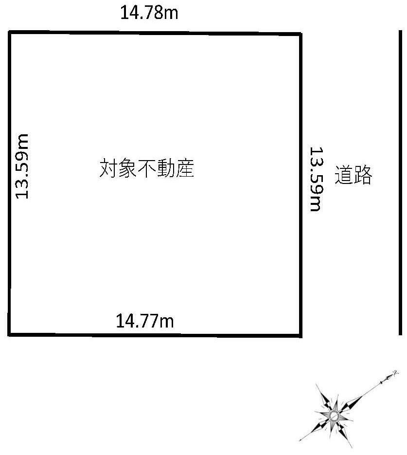 二丈吉井（福吉駅）　１０５０万円 土地価格1050万円、土地面積200.89m<sup>2</sup> 整形地です