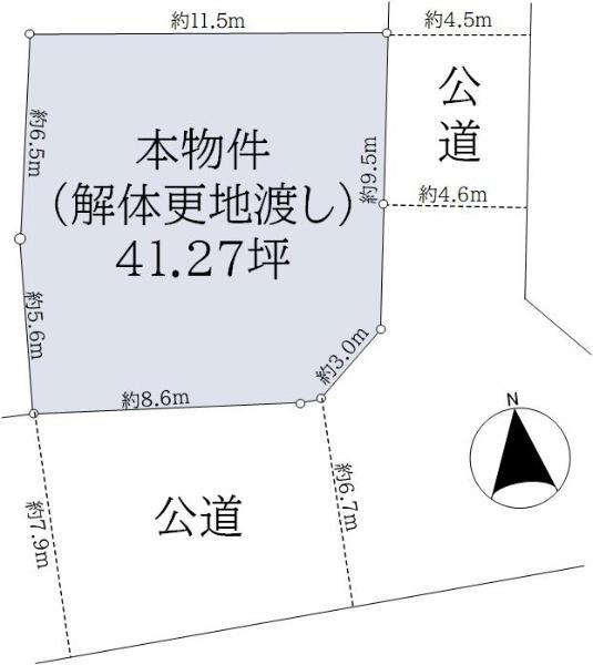 福岡県大野城市中３ 桜並木駅 土地 物件詳細