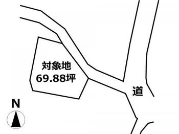 東川登町大字袴野（永尾駅）　５０万円 土地価格50万円、土地面積231.01m<sup>2</sup> 