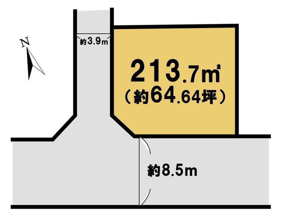 浅川台１（折尾駅）　１６１６万円 土地価格1616万円、土地面積213.7m<sup>2</sup> 