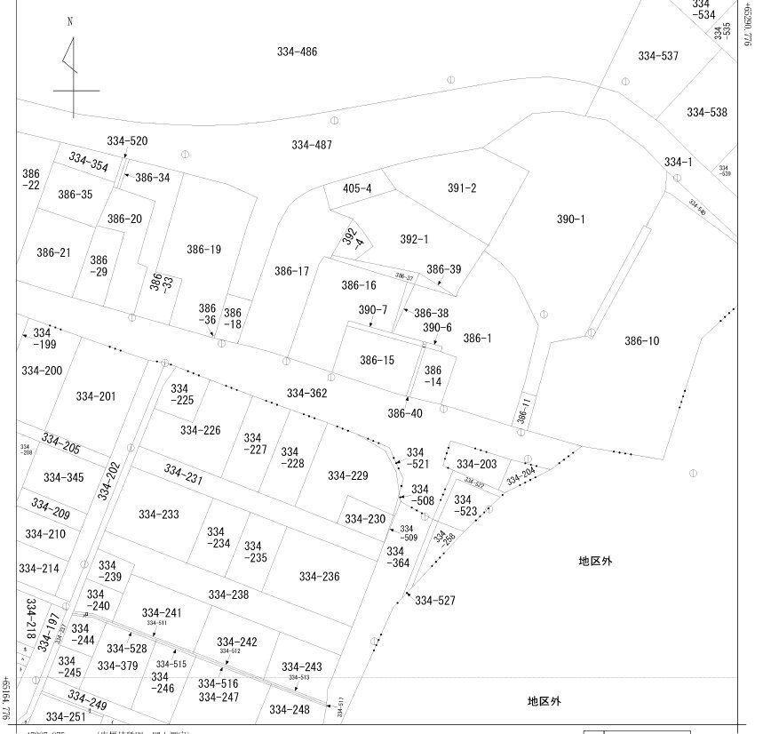 東公園台２（須恵駅）　１６８０万円 土地価格1680万円、土地面積131.41m<sup>2</sup> 区画図