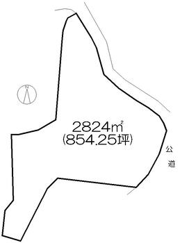 浜玉町浜崎　１５００万円 土地価格1500万円、土地面積2824m<sup>2</sup> 