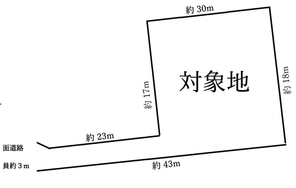田野町甲　２１０万円 土地価格210万円、土地面積457.5m<sup>2</sup> 
