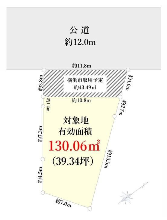 神奈川県横浜市港北区綱島東２ 綱島駅 土地 物件詳細