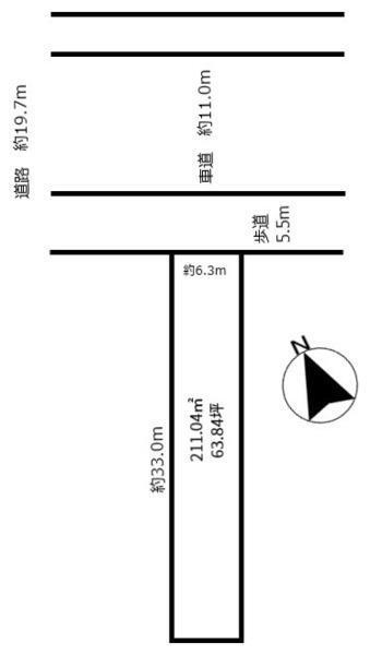 富山県富山市神通町３ 富山駅 土地 物件詳細