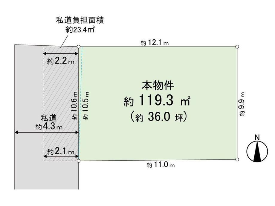 兵庫県西宮市段上町１ 甲東園駅 土地 物件詳細