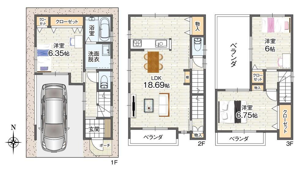大阪府八尾市山城町３ 970万円