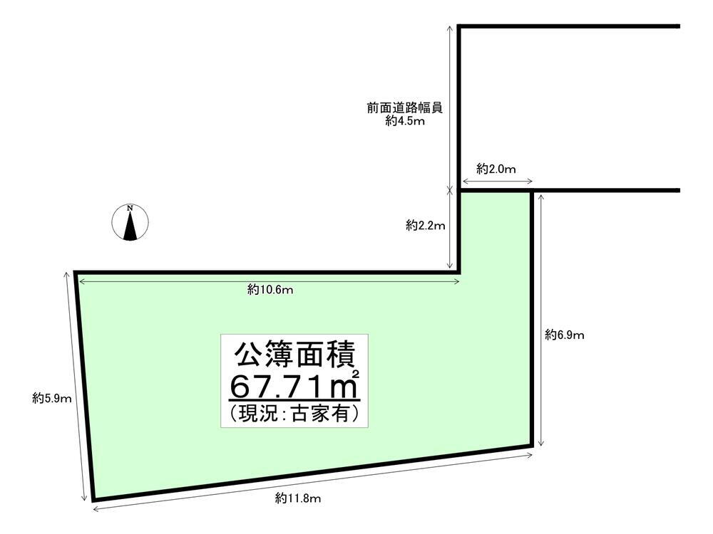 大阪府摂津市鳥飼八防１ 土地