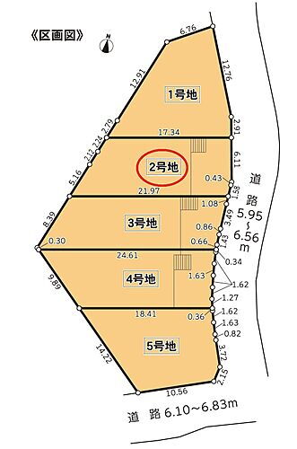 長泉町下長窪　第３　２号地 区画図