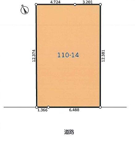 古市場２丁目 区面図