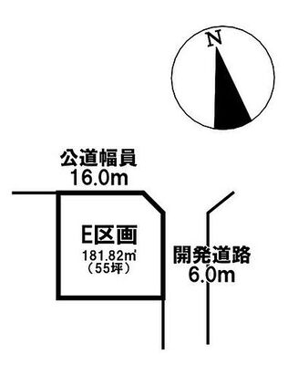 羽島郡笠松町長池　Ｅ区画　売土地