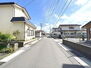 福島市太平寺　建築条件無し売地 前面道路です。