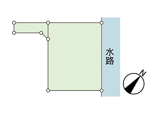 豊橋市下地町　建築条件無売地　Ａ区画　Ａ区画 区画図