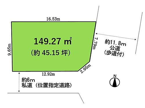 埼玉県川口市朝日2丁目 南鳩ヶ谷駅 土地 物件詳細