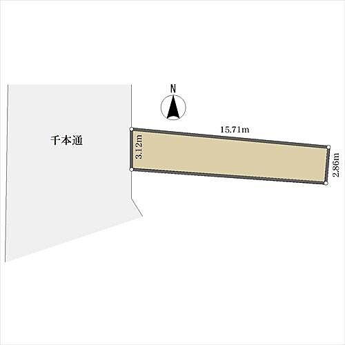 京都府京都市中京区聚楽廻南町 二条駅 土地 物件詳細