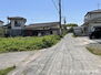 売土地　八代市松江町 前面道路含む現地写真
