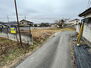 桐生市境野町二丁目　売土地 前面道路含む現地写真