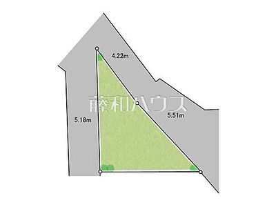 狛江市岩戸南３丁目　全１区画　宅地分譲 全体区画図　【狛江市岩戸南3丁目】