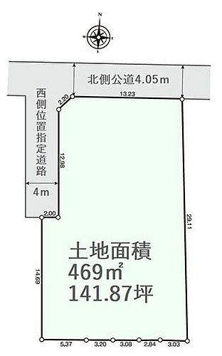 埼玉県さいたま市中央区大戸３丁目 土地