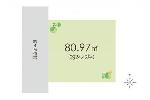 埼玉県所沢市大字上安松 土地