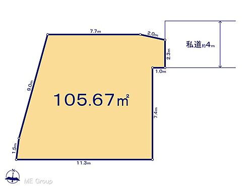 埼玉県白岡市小久喜 土地