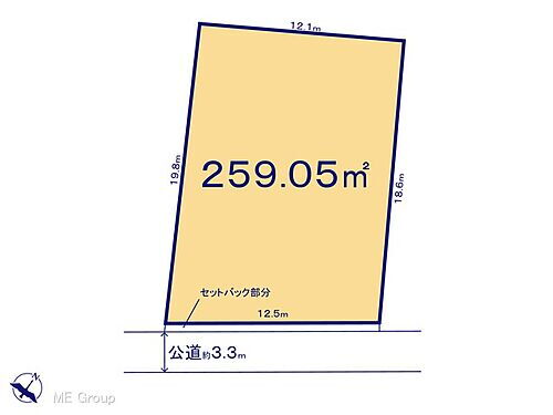 千葉県野田市上花輪 土地