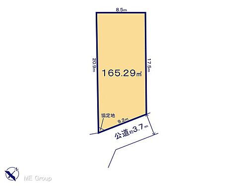 千葉県柏市逆井２丁目 土地