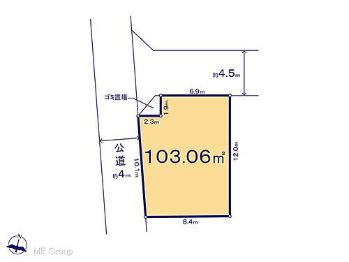 埼玉県さいたま市桜区道場３丁目 土地