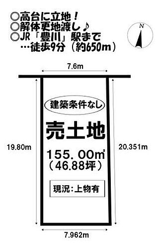 愛知県豊川市馬場町郷中 土地