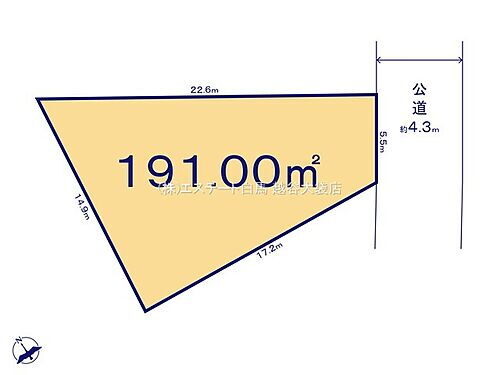 埼玉県北葛飾郡松伏町大字松伏 土地
