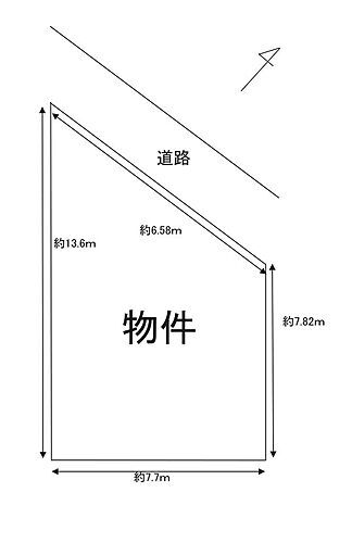 大阪府大阪市東淀川区井高野４丁目 建築条件付土地