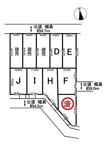 岐阜県岐阜市中１丁目 土地