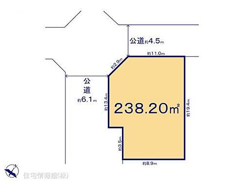 東京都八王子市絹ケ丘１丁目 土地