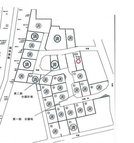 前橋市岩神町３丁目　建築条件無し売地　Ａ１０区画 区画図