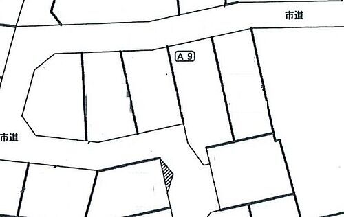 前橋市岩神町３丁目（第二期）　建築条件無し売地　Ａ９ 区画図