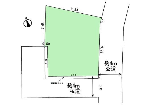 埼玉県蕨市中央６丁目 土地