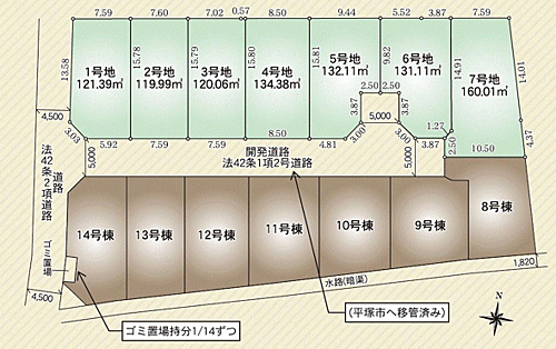 神奈川県平塚市南金目 土地