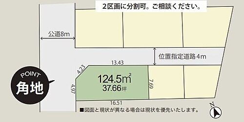 埼玉県川口市朝日３丁目 土地