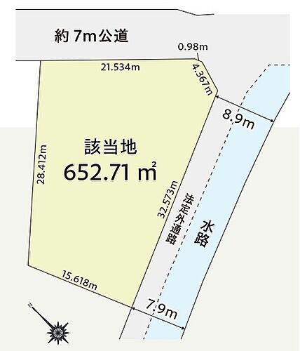 埼玉県さいたま市岩槻区大字新方須賀 土地