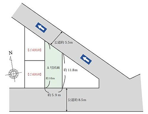 埼玉県さいたま市南区鹿手袋３丁目 土地