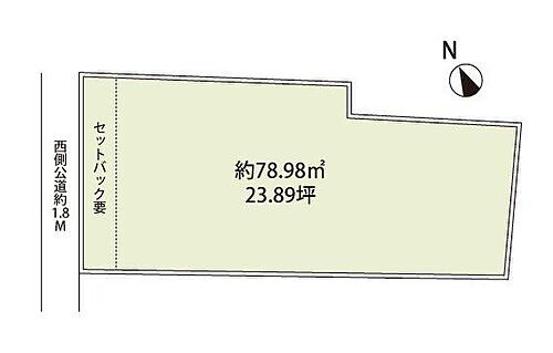 埼玉県飯能市仲町 土地