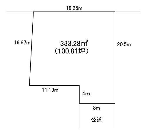 千葉県市原市白塚 建築条件付土地