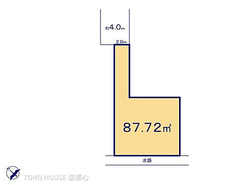 埼玉県越谷市大字上間久里 土地