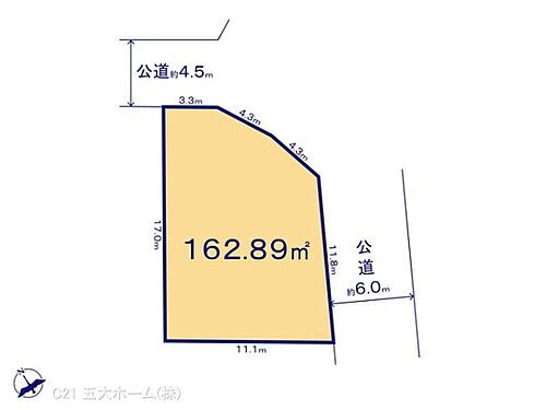 千葉県流山市松ケ丘６丁目 土地