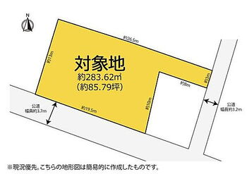 駅まで徒歩６分弁天島８５坪の土地