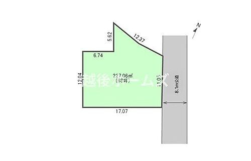 新潟県村上市羽黒町 土地