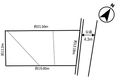 埼玉県北本市西高尾６丁目 土地