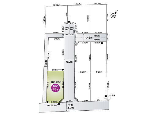 埼玉県鴻巣市松原３丁目 建築条件付土地