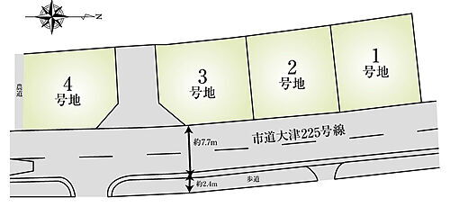 兵庫県姫路市大津区長松 建築条件付土地