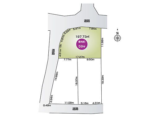 群馬県高崎市正観寺町 土地